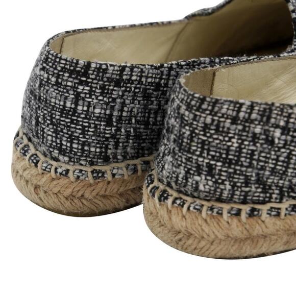 Chanel Metallic Tweed Espadrilles 40 Monogram 2018 Cc Flats CC-S0207P-C024 - Picture 10 of 12
